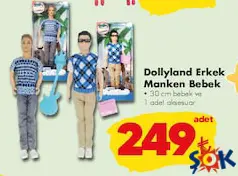 GOKİDY OYUNCAK DOLLYLAND ERKEK MANKEN BEBEK